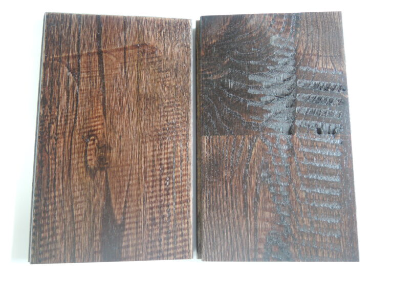 栗フローリング　アンティーク加工